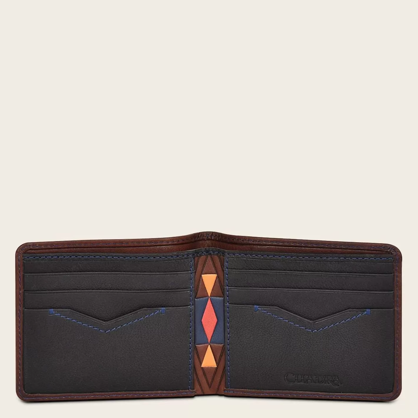 Cuadra Brown And Colored Bovine Leather Wallet Store