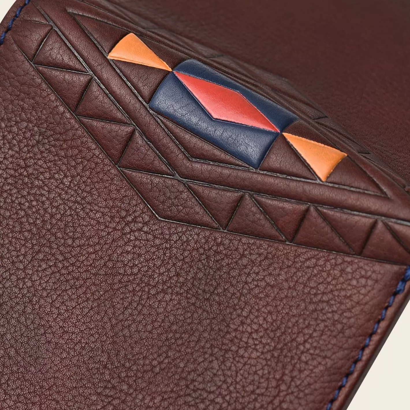 Cuadra Brown And Colored Bovine Leather Wallet Store