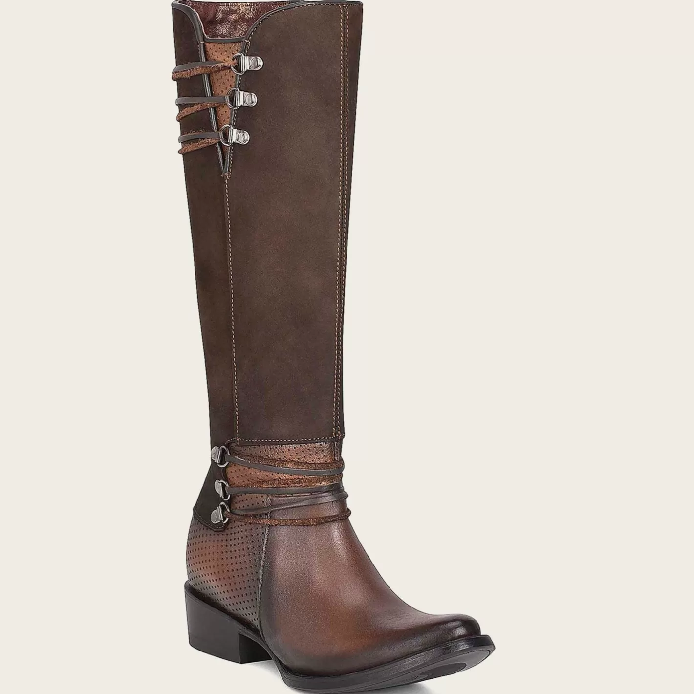 Cuadra Brown Boot With Suede Tube Store