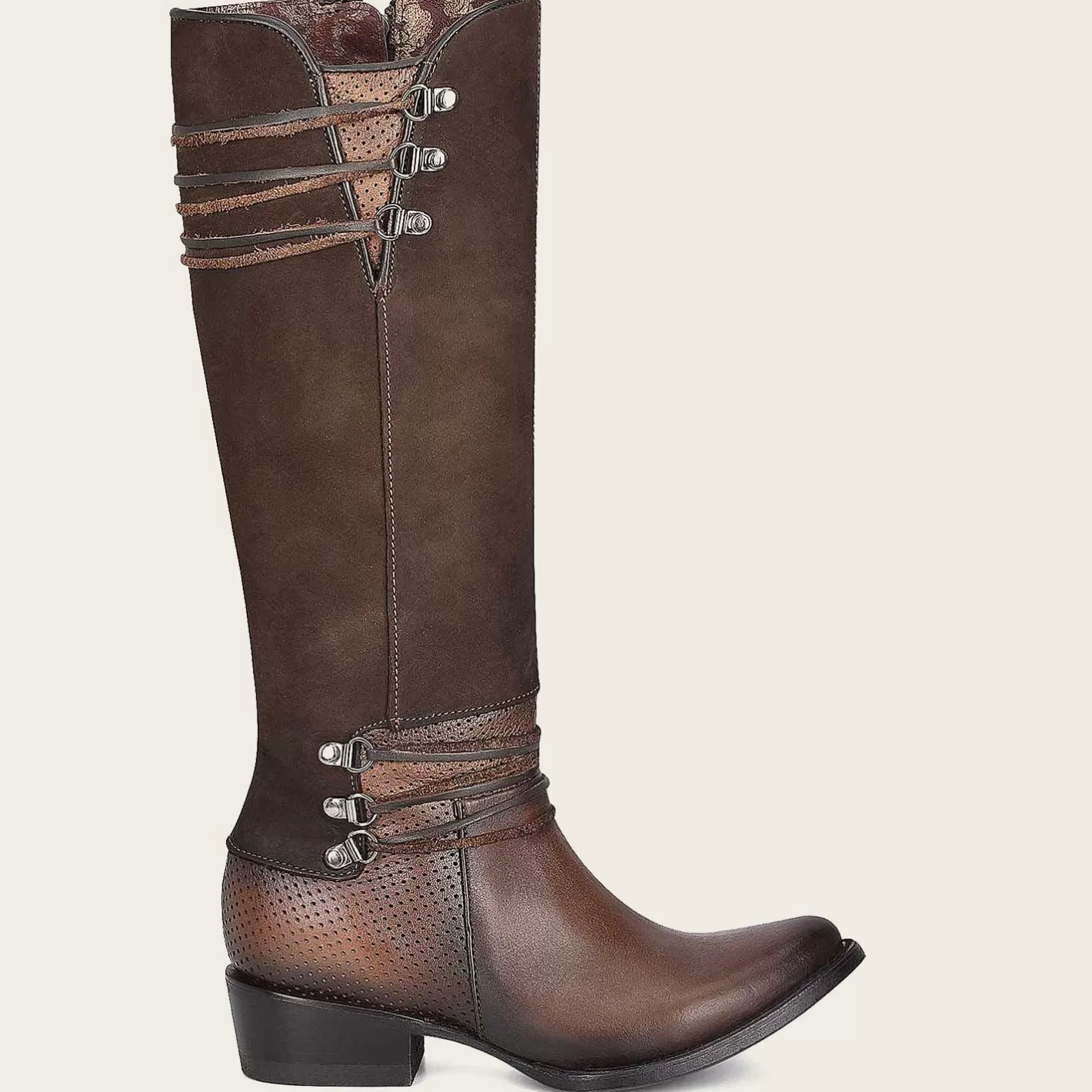 Cuadra Brown Boot With Suede Tube Store