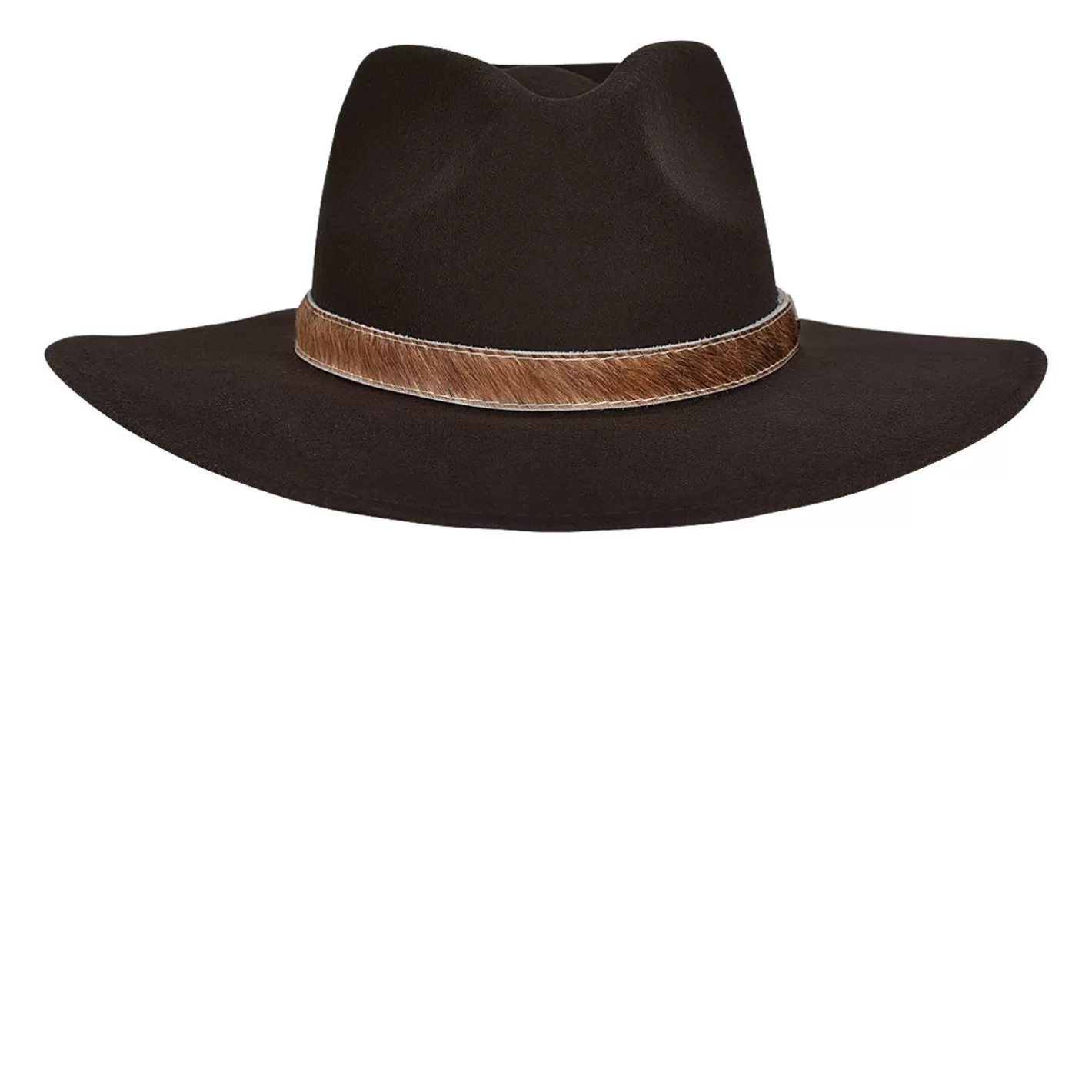 Cuadra Brown Wool Hat Hot