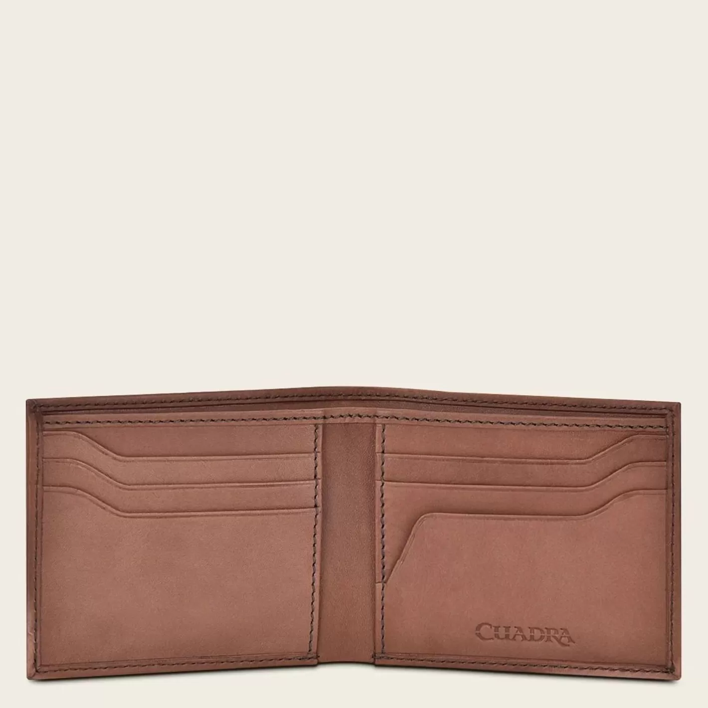 Cuadra Gradient Brown Bovine Leather Wallet Flash Sale