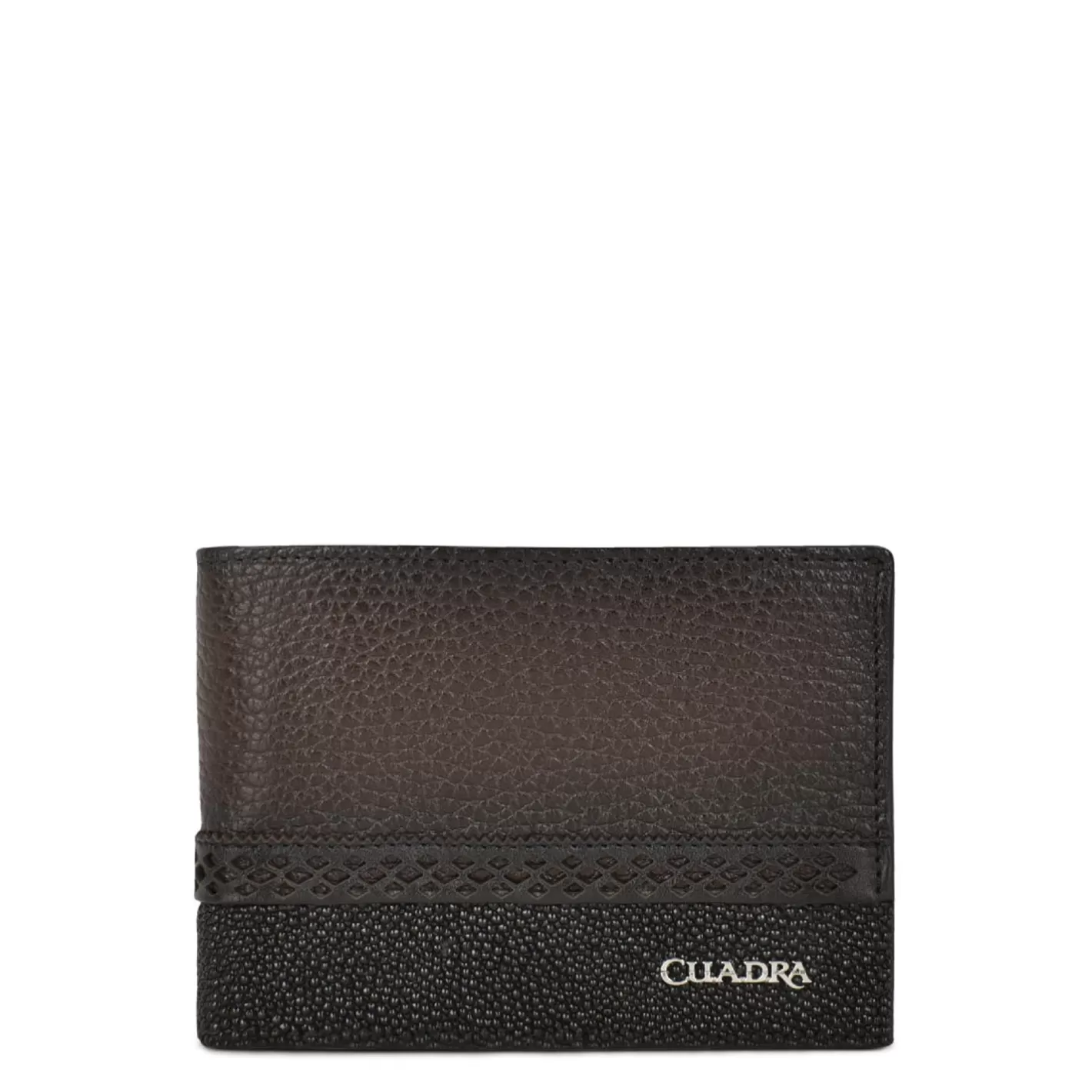 Cuadra Handmade Bi-Tone Leather Wallet Flash Sale