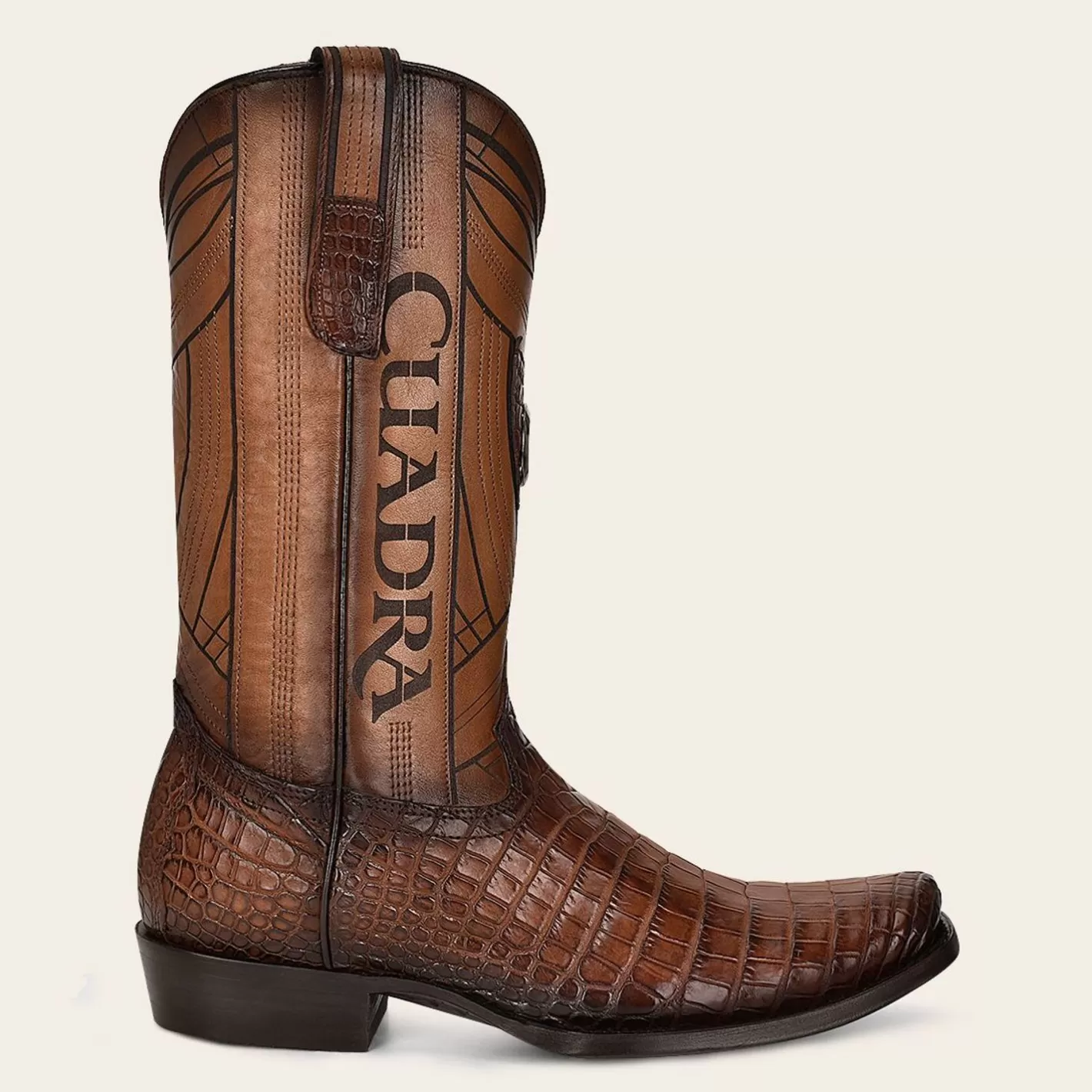 Cuadra Hand-Painted Traditional Exotic Leather Men Boots Shop