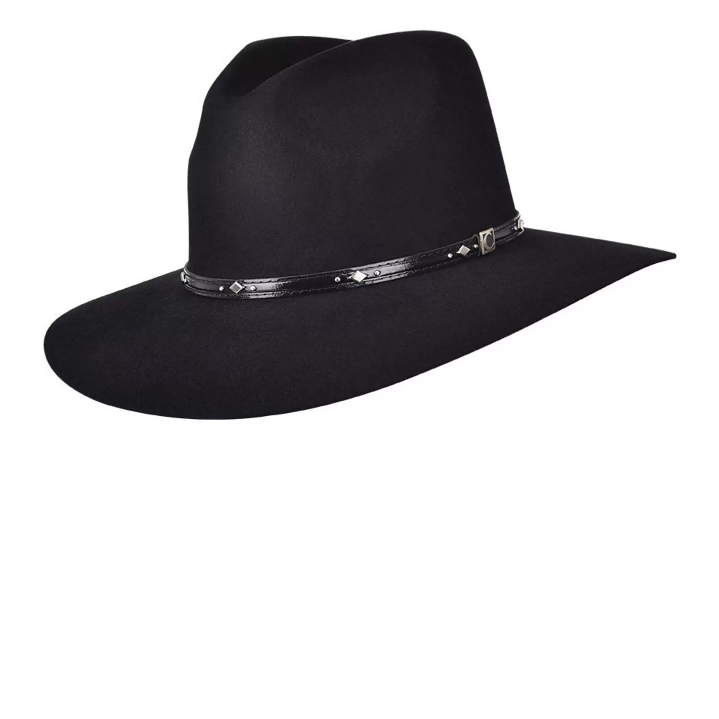 Cuadra Outdoor Safari Black Hat With Leather Belt Cheap